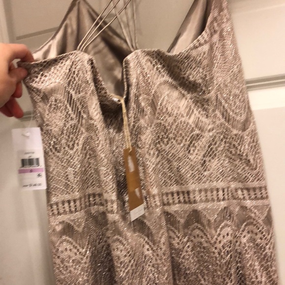 💎Jessica Simpson Gold Fringe Dress NWT! - Picture 6 of 8